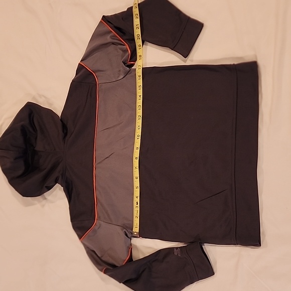 STARTER Kids Hoodie in Gray and Orange. Size Medium 8 - Picture 5 of 5